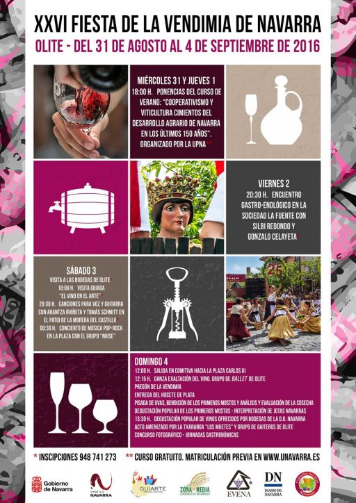 Cartel Fiesta del vino 2016